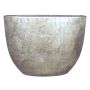 Oval keramikkruka AGAPE med ådring, guld, 50x20x36cm