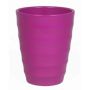 Orkidéöverkorg IZEH, keramik, cerise-mat, 17cm, Ø14cm