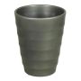 Orkidékruka IZEH, keramik, antracit, 17cm, Ø14cm