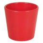 Orkidékruka BANEH, keramik, röd, 12,5cm, Ø13,5cm