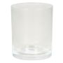 Te-ljushållare MALI, glas, transparent, 7,2cm, Ø6cm