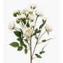 Konstblomma rosgren TOSSA, vit, 60cm, Ø1-4cm