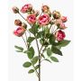 Konstgjord blomma, rosgren TOSSA, cerise-grön, 60cm, Ø1-4cm