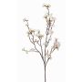 Konstgjord körsbärsblomgren PALS med blommor, vit-rosa, 95cm