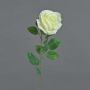 Konstblomma ros PEZOS, kräm, 60cm, Ø10cm