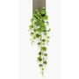 Konstgjord suckulent med hjärtformade blad ORERA på pinne, grön, 90cm
