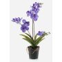 Konstgjord blomma, Vanda-orkidé CAMPO, violett, 60cm