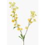 Konstgjord gren med smörblomma LOTA, ljusgul, 90cm, Ø3-4cm