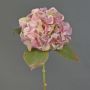 Konstblomma hortensia AMARILDO, rosa-gul, 50cm, Ø16cm