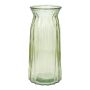 Bordvas RUBIE i glas, ljusgrön-klar, 20cm, Ø10,8cm