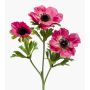 Konstgjord blåklint RUBINA, cerise, 55cm, Ø4-10cm