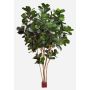 Konstväxt Geigenficus ZLATAN, äkta stam, grön, 420cm