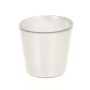 Glaskruka ALENA SHINY, glänsande silver, 12,5cm, Ø13,3cm