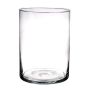 Cylindrisk glasvas SANYA EARTH, klar, 25cm, Ø18cm