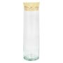 Glas med kork SINAN, transparent, 20cm, Ø6cm
