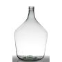 Glasballong JENSON, återvunnen, klargrön, 50cm, Ø34cm, 25L