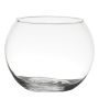 Ljusstake TOBI EARTH i glas, klar, 13cm, Ø16cm