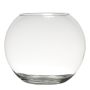 Ljusstake TOBI EARTH i glas, klar, 23cm, Ø30cm
