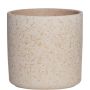 Keramikblomkruka ARAYA, prickig, beige, 10cm, Ø10cm