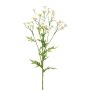 Dekorativ kvist kamomill GRUHEL, vit, 60cm, Ø2cm