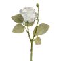 Konstgjord ros ZORKLIN, vit, 45cm, Ø6,5cm