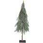 Dekorationsträd cypress BAMAT, konstgjord stam, grå, 75cm