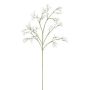 Dekorativ kvist av slöjblomma CECILIA, vit, 60cm