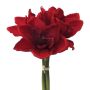 Konstblombukett Amaryllis LOMIRE, röd, 30cm