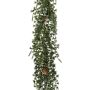 Dekorativ hängande dekoration Lärk WODRI, stickpinne, kottar, grön, 125cm