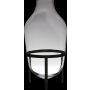 Glasvas CAMILO med fot, klar, 75cm, Ø39cm