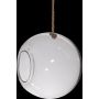 Glaskula-terrarium FARO med snöre, klart, 25cm, Ø25cm
