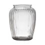 Votivglas NOLAN, längsgående ränder, klart, 19,5cm, Ø15,5cm
