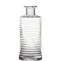Dekorativ glasflaska STUART med räfflor, klar, 21,5cm, Ø9,5cm