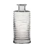 Dekorativ glasflaska STUART med räfflor, klar, 31cm, Ø14,5cm