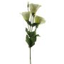 Konstgjord lisianthus ALARONA, krämfärgad, 55cm, Ø6-8cm
