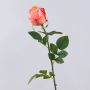Konstgjord ros SUNJIK, orange-rosa-gul, 75cm, Ø7cm