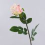 Konstgjord ros SUNJIK, krämrosa, 75cm, Ø7cm