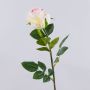 Konstgjord ros SUNJIK, rosa-krämfärgad, 75cm, Ø7cm