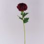 Konstgjord krysantemum HIKJUN, vinröd, 65cm, Ø12cm