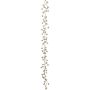 Konstgjord girland med snöbär ELMORE, snötäckt, champagne, 170cm