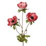 Sammet anemonkvist WINFAS, mauve, 75cm, Ø9-11cm