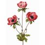 Sammet anemonkvist WINFAS, mauve, 75cm, Ø9-11cm