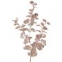 Konstgjord eukalyptusgren MALFHY, metallic-ljusrosa, 75cm