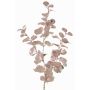 Konstgjord eukalyptusgren MALFHY, metallic-ljusrosa, 75cm
