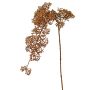 Konstgjord snöbollsgren SALFHY med knoppar, metallic-koppar, 90cm