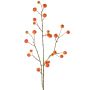 Konstgjord gren av prydnadsäpple NONGIH med frukter, orange, 90cm