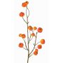 Konstgjord prydnadsäpple-gren NONGIH med frukter, orange, 60cm
