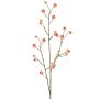 Konstgjord prydnadsäppelgren NONGIH med frukter, ljusrosa, 90cm
