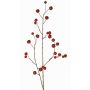 Konstgjord gren av prydnadsäpple NONGIH med frukter, mörkröd, 90cm