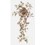Konstgjord växt Tradescantia zebrina DIHALLO på stödpinne, hängande, grön-lila, 70cm